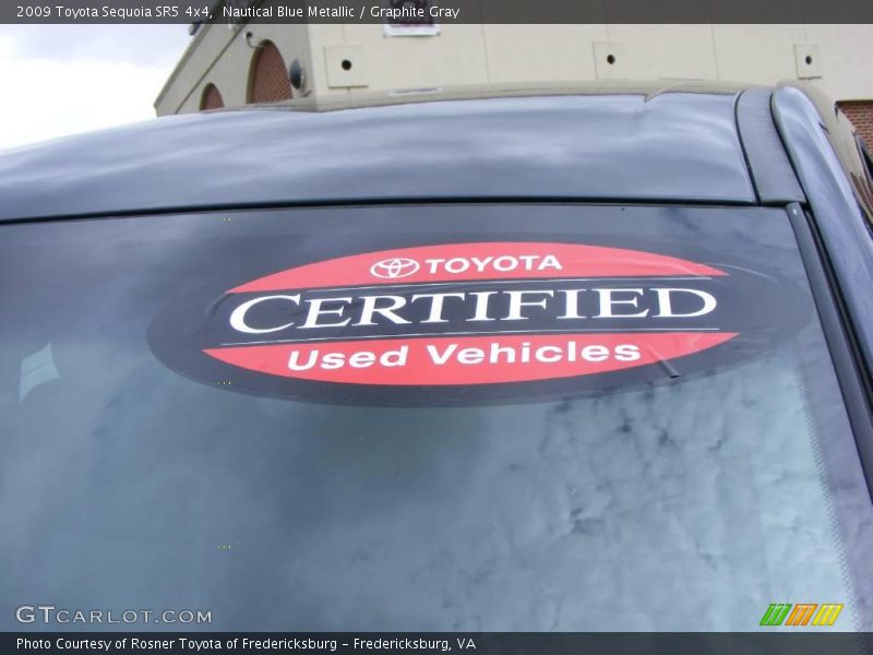 Nautical Blue Metallic / Graphite Gray 2009 Toyota Sequoia SR5 4x4