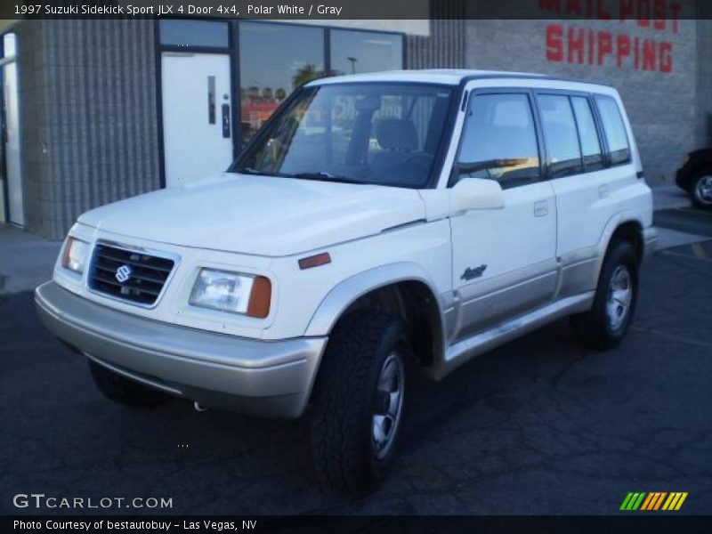 Polar White / Gray 1997 Suzuki Sidekick Sport JLX 4 Door 4x4