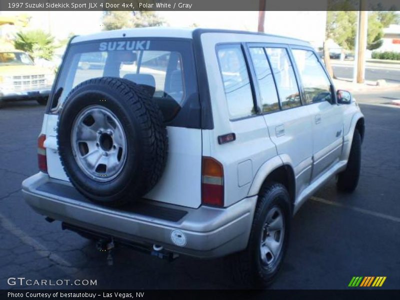 Polar White / Gray 1997 Suzuki Sidekick Sport JLX 4 Door 4x4