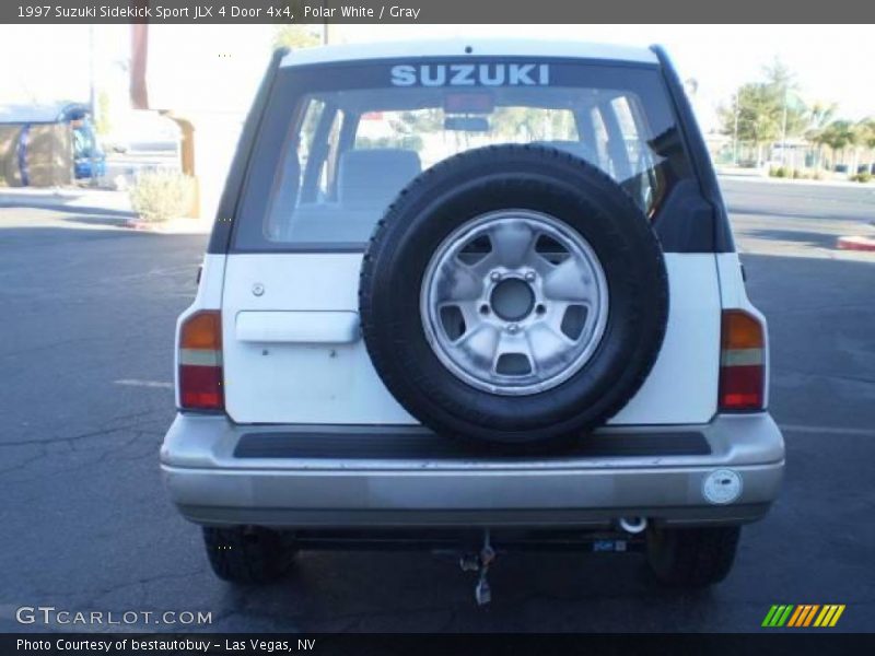 Polar White / Gray 1997 Suzuki Sidekick Sport JLX 4 Door 4x4