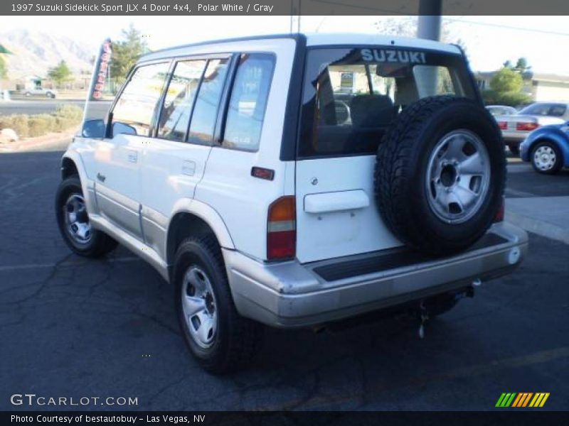 Polar White / Gray 1997 Suzuki Sidekick Sport JLX 4 Door 4x4