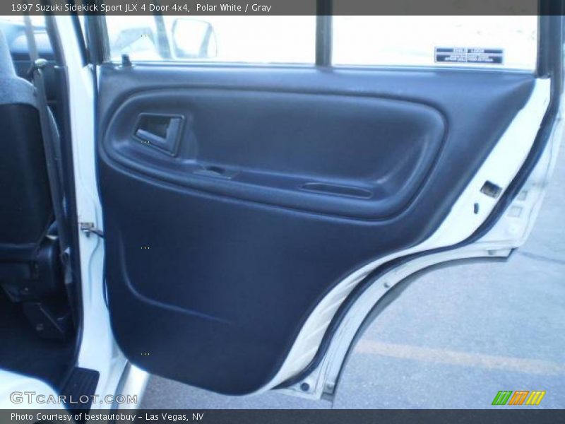 Polar White / Gray 1997 Suzuki Sidekick Sport JLX 4 Door 4x4