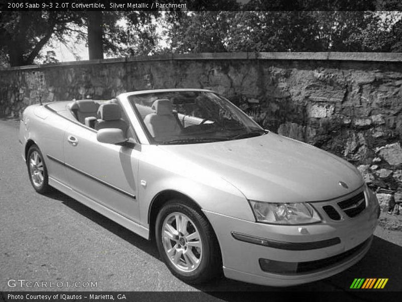 Silver Metallic / Parchment 2006 Saab 9-3 2.0T Convertible