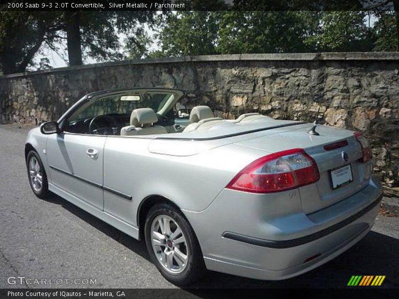 Silver Metallic / Parchment 2006 Saab 9-3 2.0T Convertible