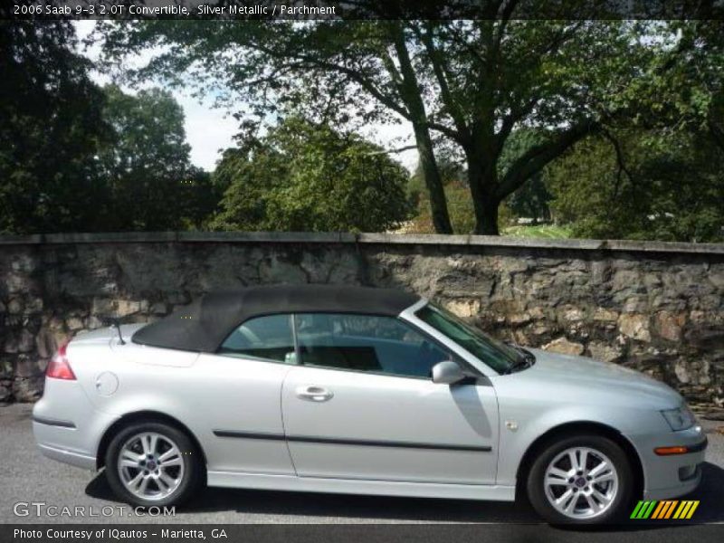 Silver Metallic / Parchment 2006 Saab 9-3 2.0T Convertible