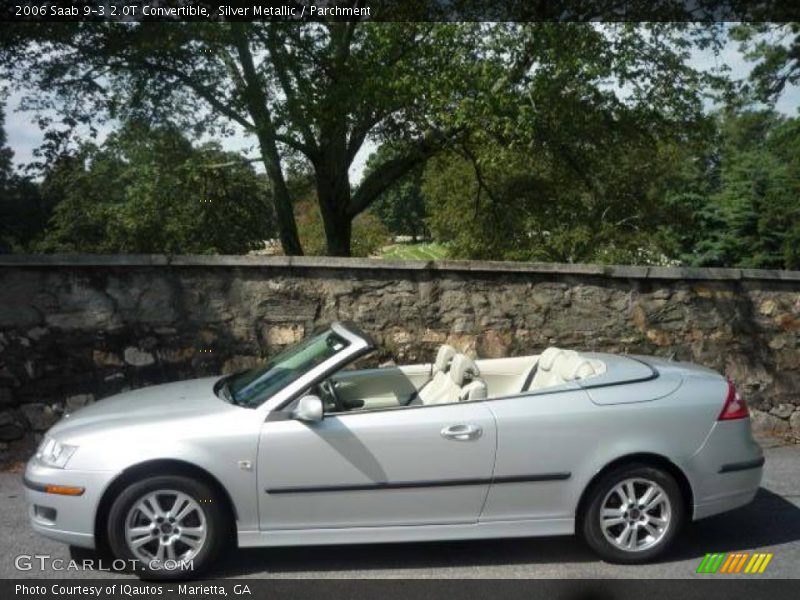 Silver Metallic / Parchment 2006 Saab 9-3 2.0T Convertible