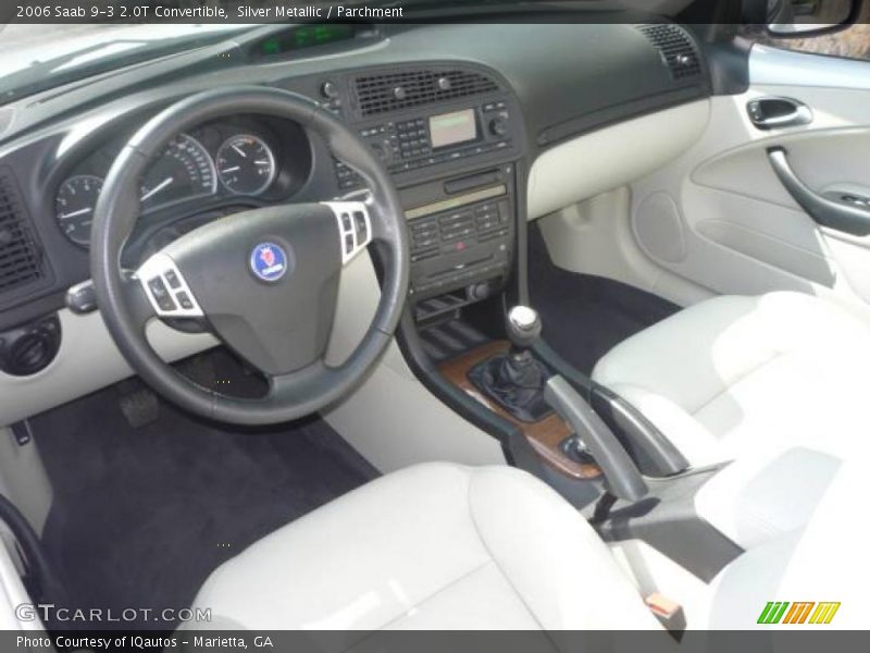 Silver Metallic / Parchment 2006 Saab 9-3 2.0T Convertible