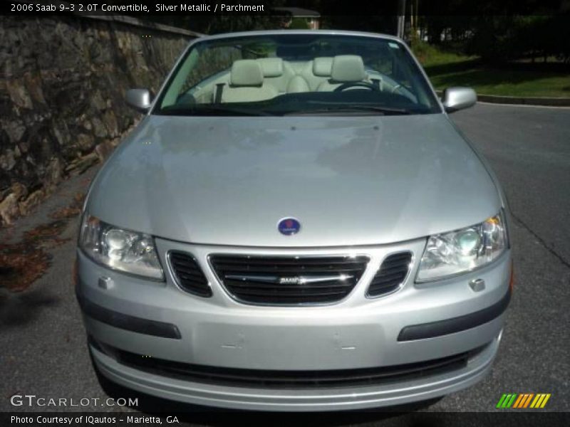 Silver Metallic / Parchment 2006 Saab 9-3 2.0T Convertible