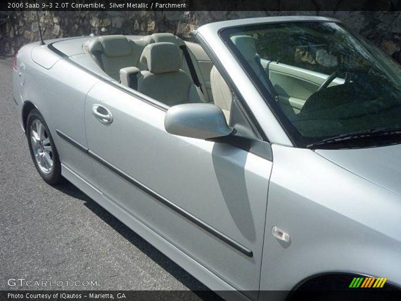 Silver Metallic / Parchment 2006 Saab 9-3 2.0T Convertible