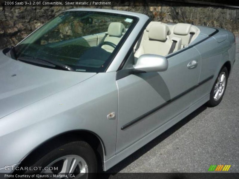 Silver Metallic / Parchment 2006 Saab 9-3 2.0T Convertible