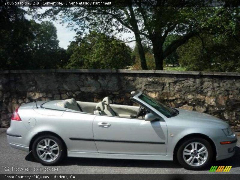 Silver Metallic / Parchment 2006 Saab 9-3 2.0T Convertible