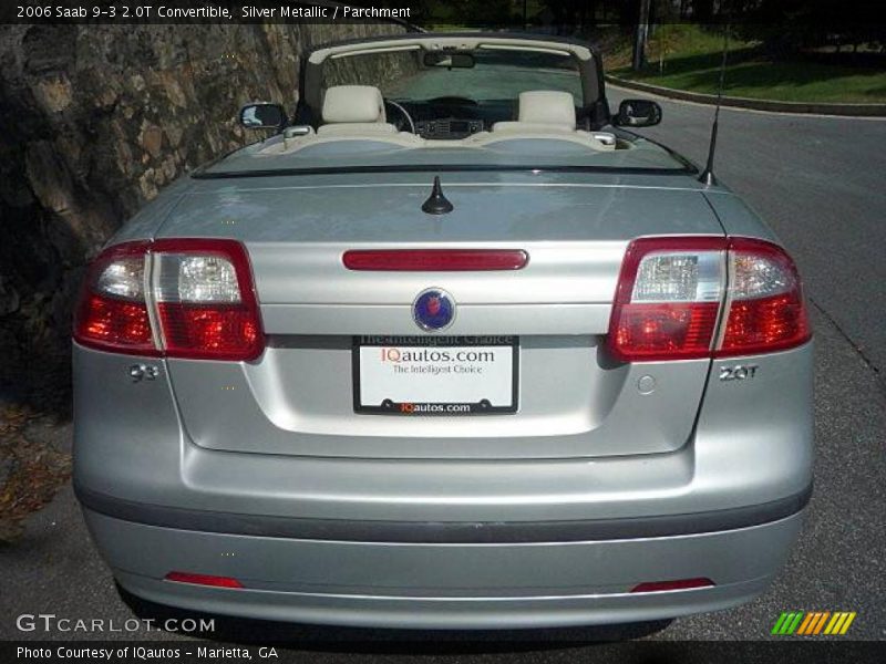 Silver Metallic / Parchment 2006 Saab 9-3 2.0T Convertible