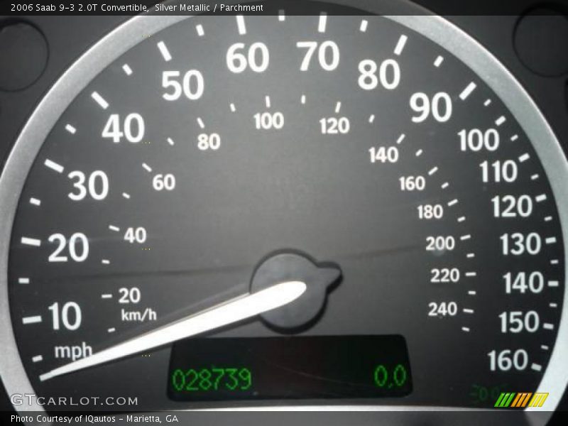 Silver Metallic / Parchment 2006 Saab 9-3 2.0T Convertible