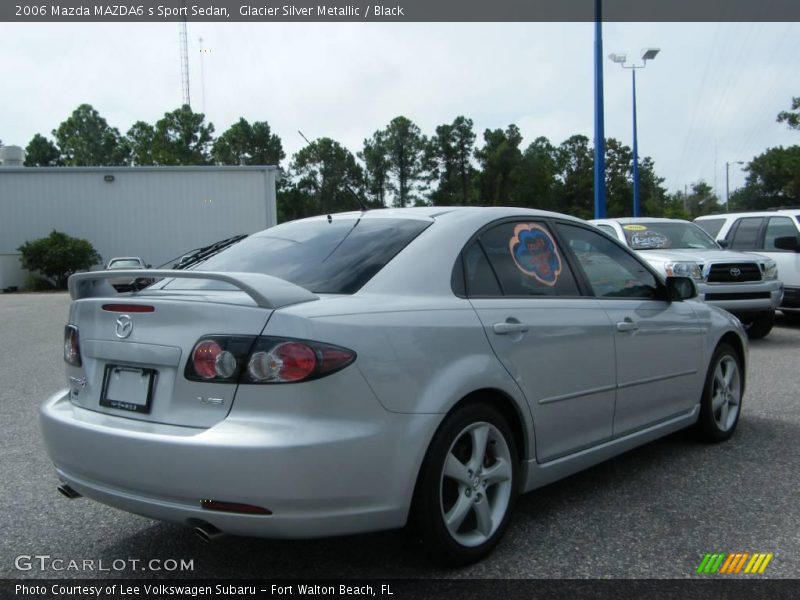 Glacier Silver Metallic / Black 2006 Mazda MAZDA6 s Sport Sedan