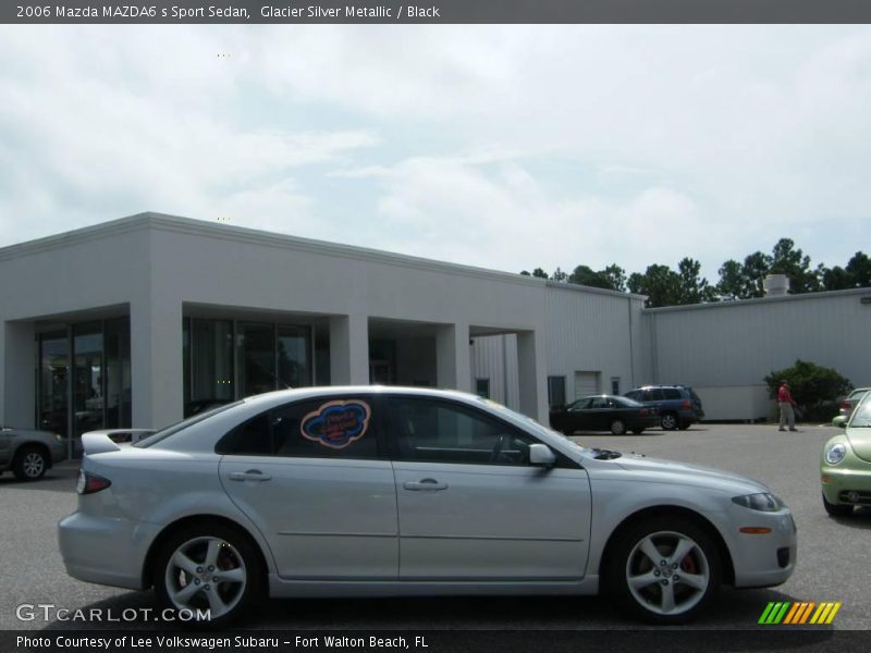 Glacier Silver Metallic / Black 2006 Mazda MAZDA6 s Sport Sedan