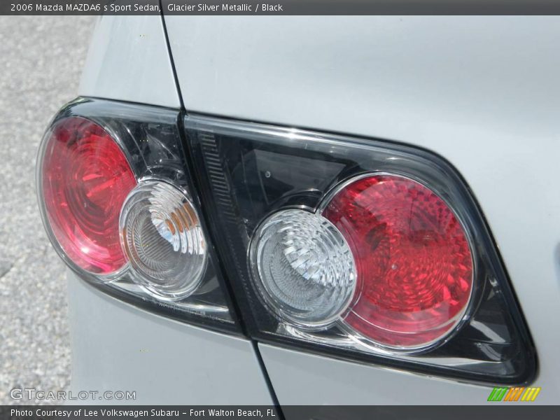 Glacier Silver Metallic / Black 2006 Mazda MAZDA6 s Sport Sedan