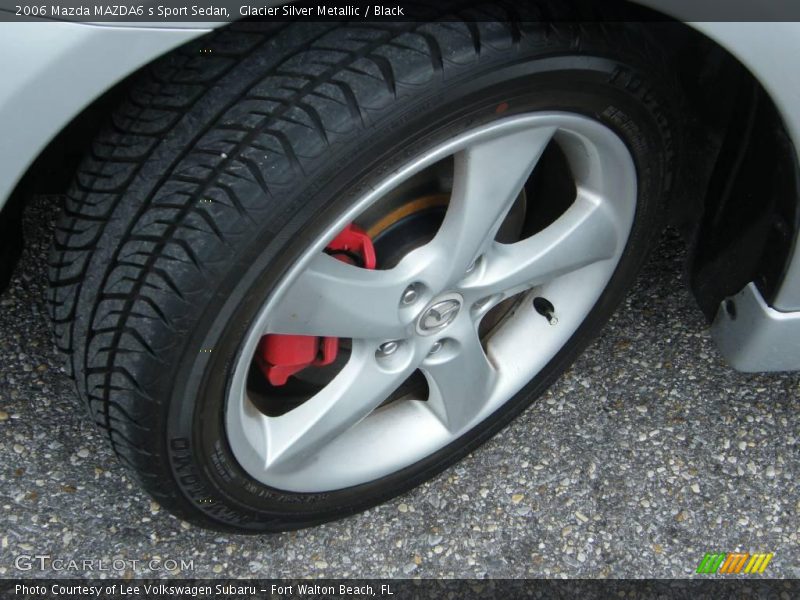 Glacier Silver Metallic / Black 2006 Mazda MAZDA6 s Sport Sedan