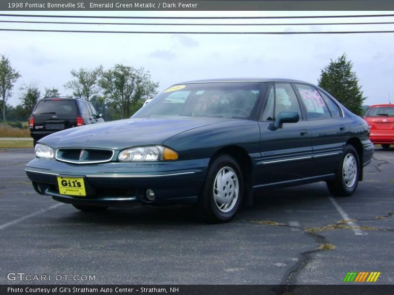 Emerald Green Metallic / Dark Pewter 1998 Pontiac Bonneville SE