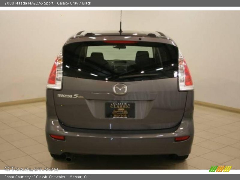 Galaxy Gray / Black 2008 Mazda MAZDA5 Sport