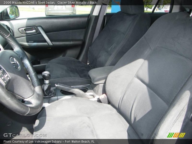Glacier Silver Metallic / Black 2006 Mazda MAZDA6 s Sport Sedan