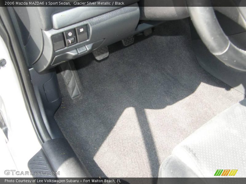 Glacier Silver Metallic / Black 2006 Mazda MAZDA6 s Sport Sedan