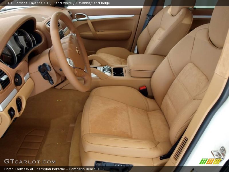 Sand White / Havanna/Sand Beige 2010 Porsche Cayenne GTS