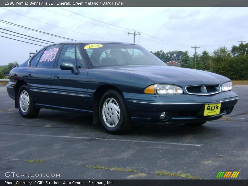 Emerald Green Metallic / Dark Pewter 1998 Pontiac Bonneville SE