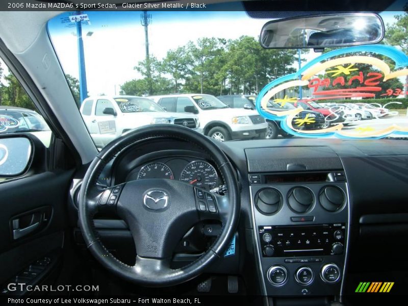 Glacier Silver Metallic / Black 2006 Mazda MAZDA6 s Sport Sedan