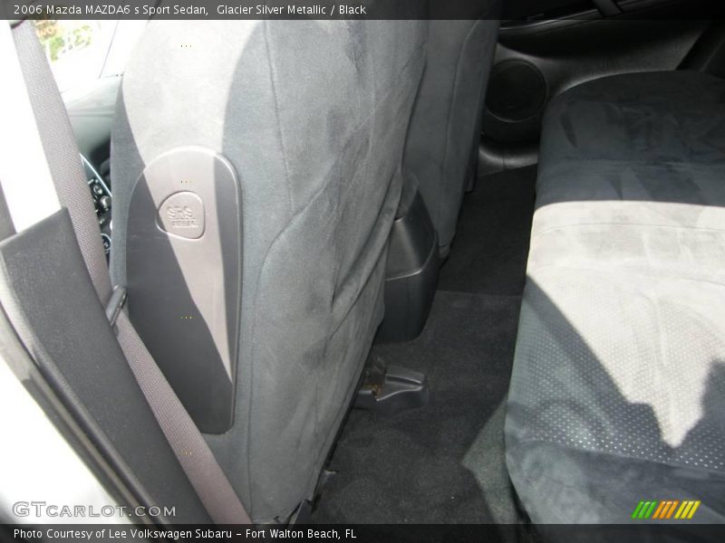Glacier Silver Metallic / Black 2006 Mazda MAZDA6 s Sport Sedan