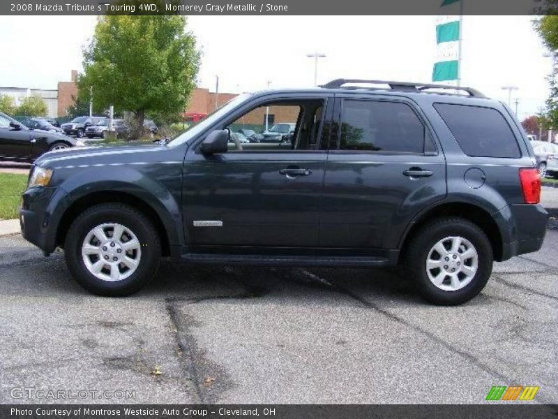 Monterey Gray Metallic / Stone 2008 Mazda Tribute s Touring 4WD