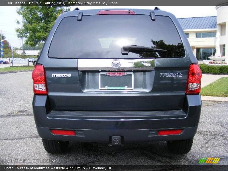 Monterey Gray Metallic / Stone 2008 Mazda Tribute s Touring 4WD