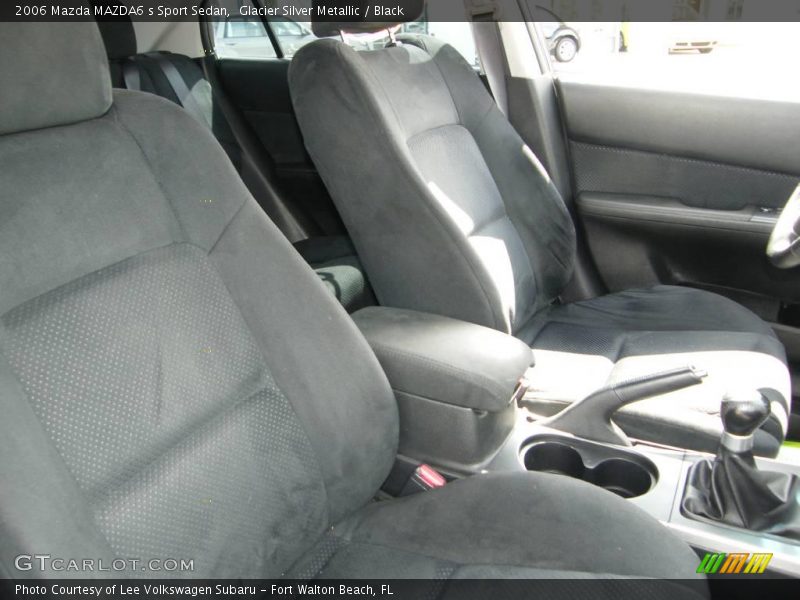 Glacier Silver Metallic / Black 2006 Mazda MAZDA6 s Sport Sedan