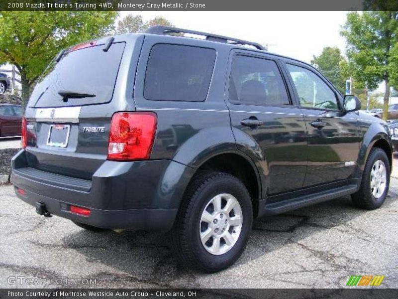 Monterey Gray Metallic / Stone 2008 Mazda Tribute s Touring 4WD
