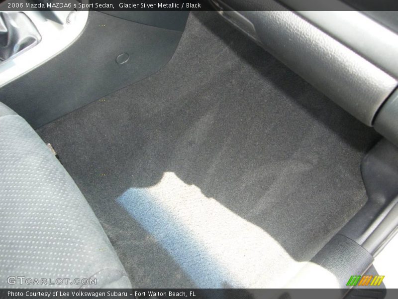 Glacier Silver Metallic / Black 2006 Mazda MAZDA6 s Sport Sedan