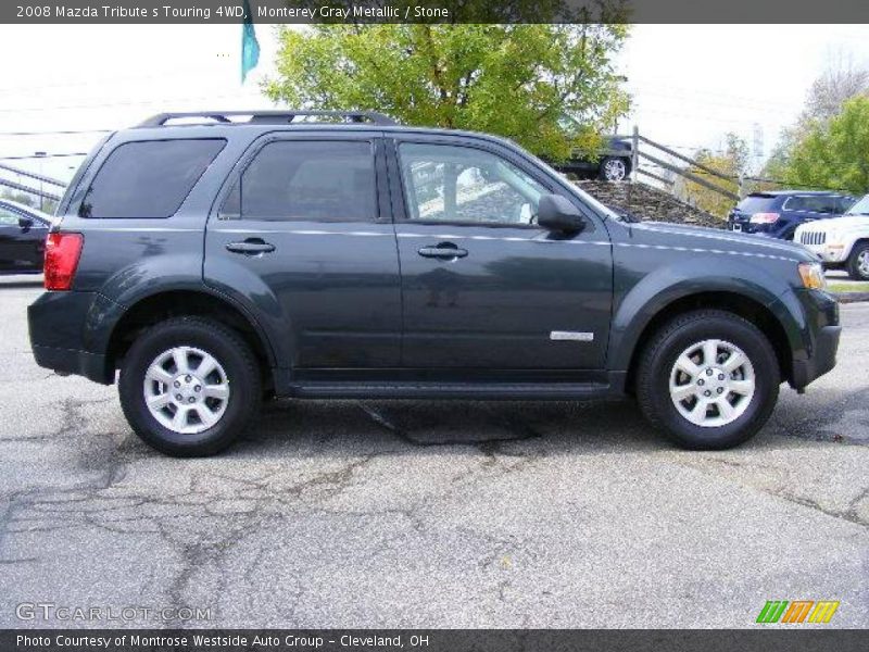 Monterey Gray Metallic / Stone 2008 Mazda Tribute s Touring 4WD