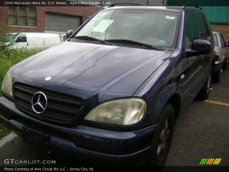 Azure Blue Metallic / Ash 2000 Mercedes-Benz ML 320 4Matic