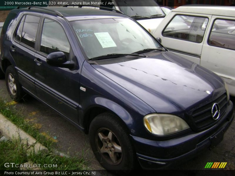 Azure Blue Metallic / Ash 2000 Mercedes-Benz ML 320 4Matic