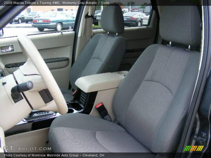 Monterey Gray Metallic / Stone 2008 Mazda Tribute s Touring 4WD
