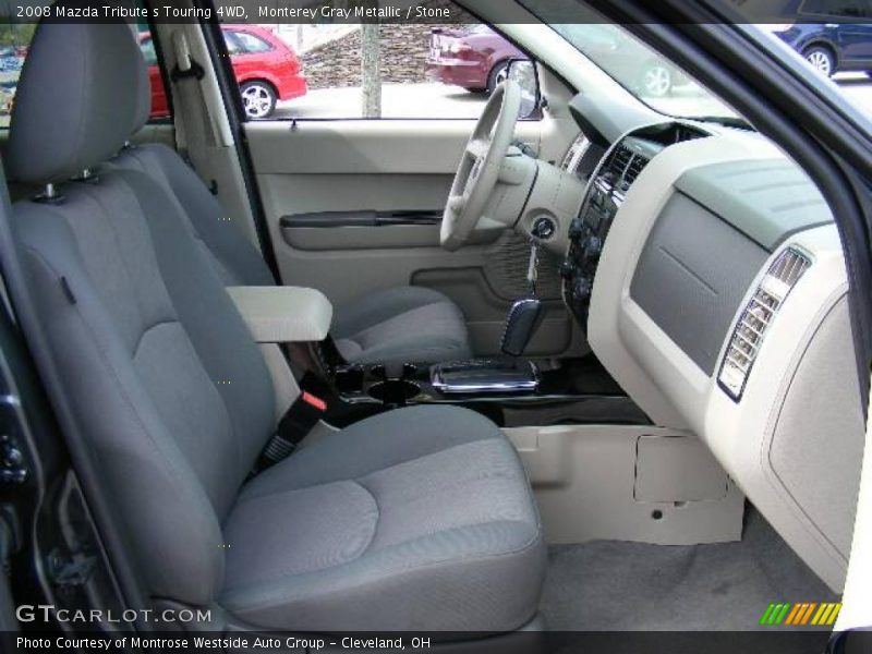 Monterey Gray Metallic / Stone 2008 Mazda Tribute s Touring 4WD