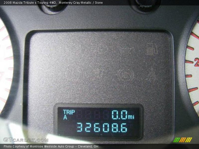 Monterey Gray Metallic / Stone 2008 Mazda Tribute s Touring 4WD
