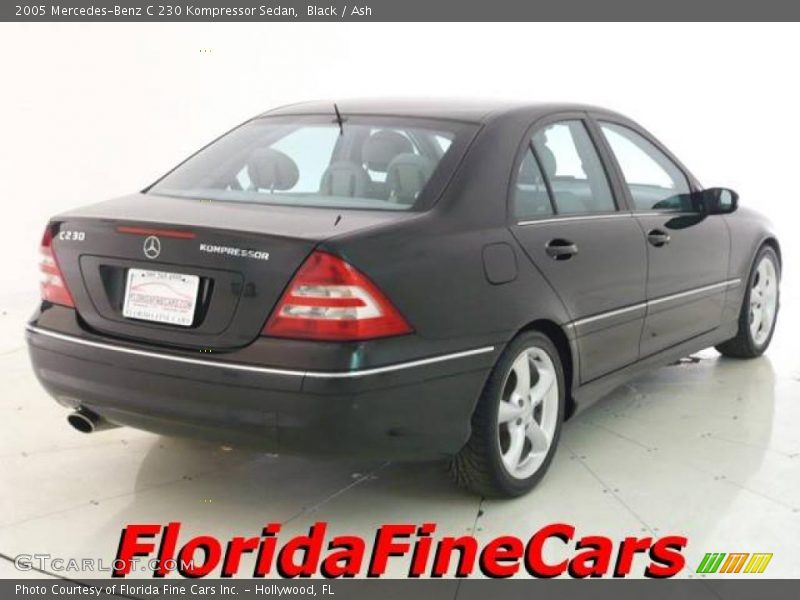 Black / Ash 2005 Mercedes-Benz C 230 Kompressor Sedan