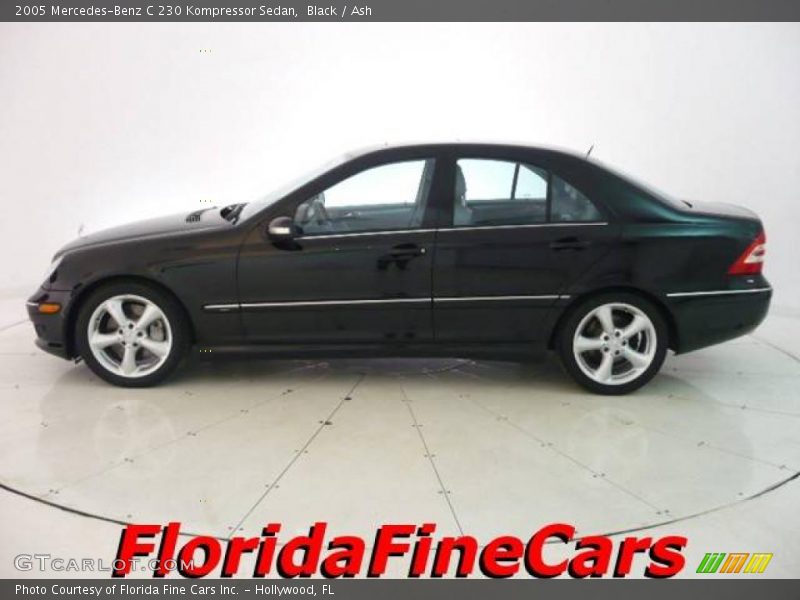 Black / Ash 2005 Mercedes-Benz C 230 Kompressor Sedan