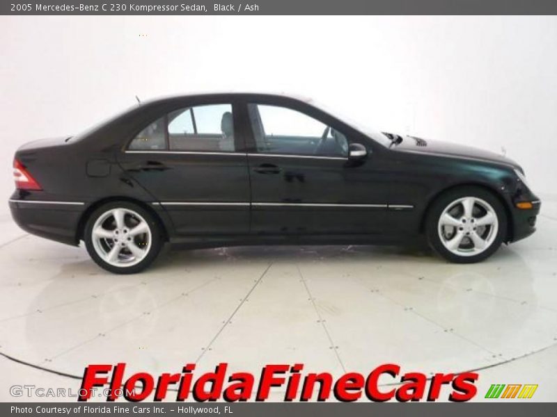 Black / Ash 2005 Mercedes-Benz C 230 Kompressor Sedan