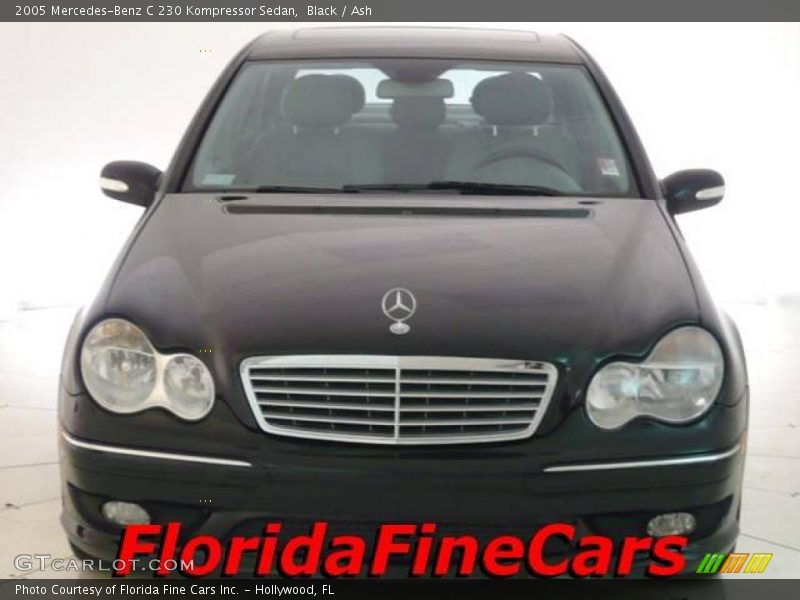 Black / Ash 2005 Mercedes-Benz C 230 Kompressor Sedan