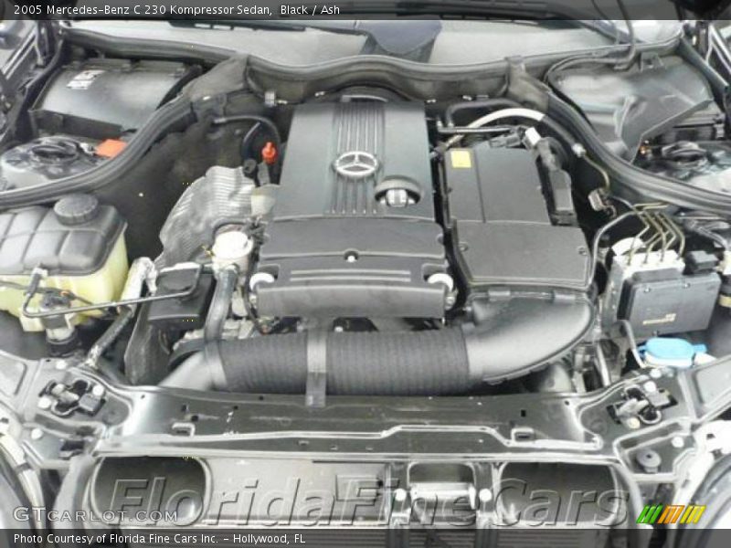 Black / Ash 2005 Mercedes-Benz C 230 Kompressor Sedan