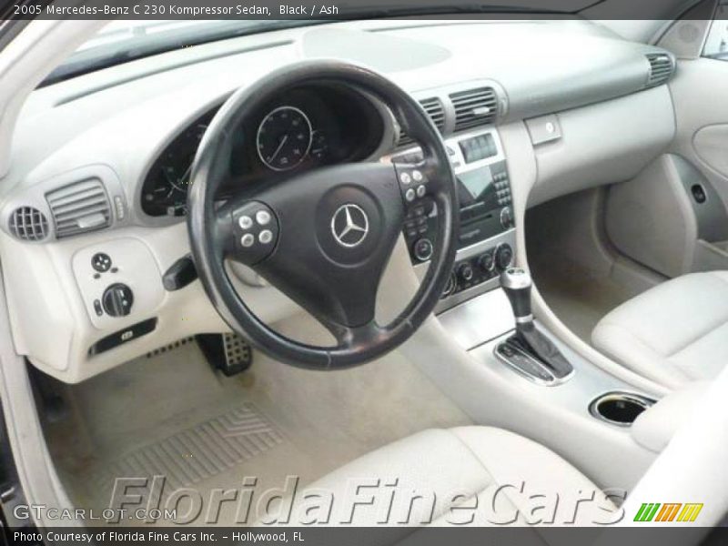 Black / Ash 2005 Mercedes-Benz C 230 Kompressor Sedan