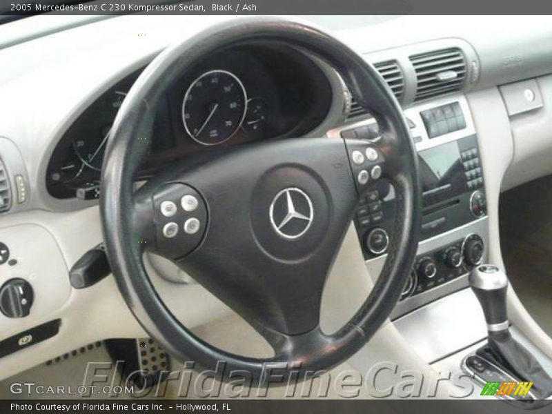 Black / Ash 2005 Mercedes-Benz C 230 Kompressor Sedan