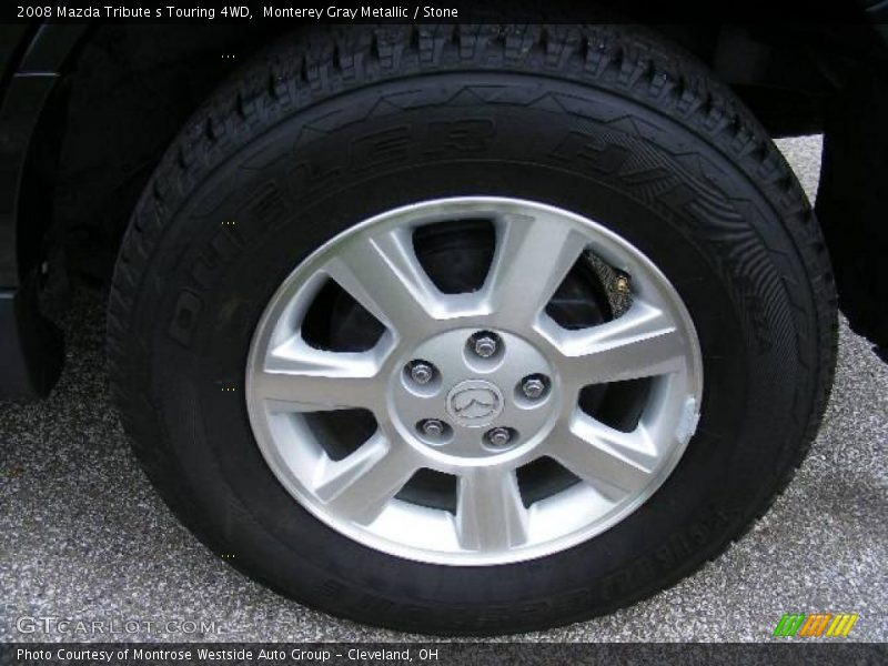 Monterey Gray Metallic / Stone 2008 Mazda Tribute s Touring 4WD