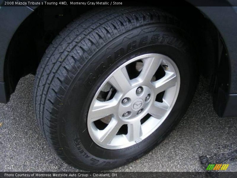 Monterey Gray Metallic / Stone 2008 Mazda Tribute s Touring 4WD