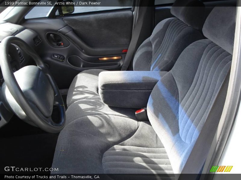 Arctic White / Dark Pewter 1999 Pontiac Bonneville SE